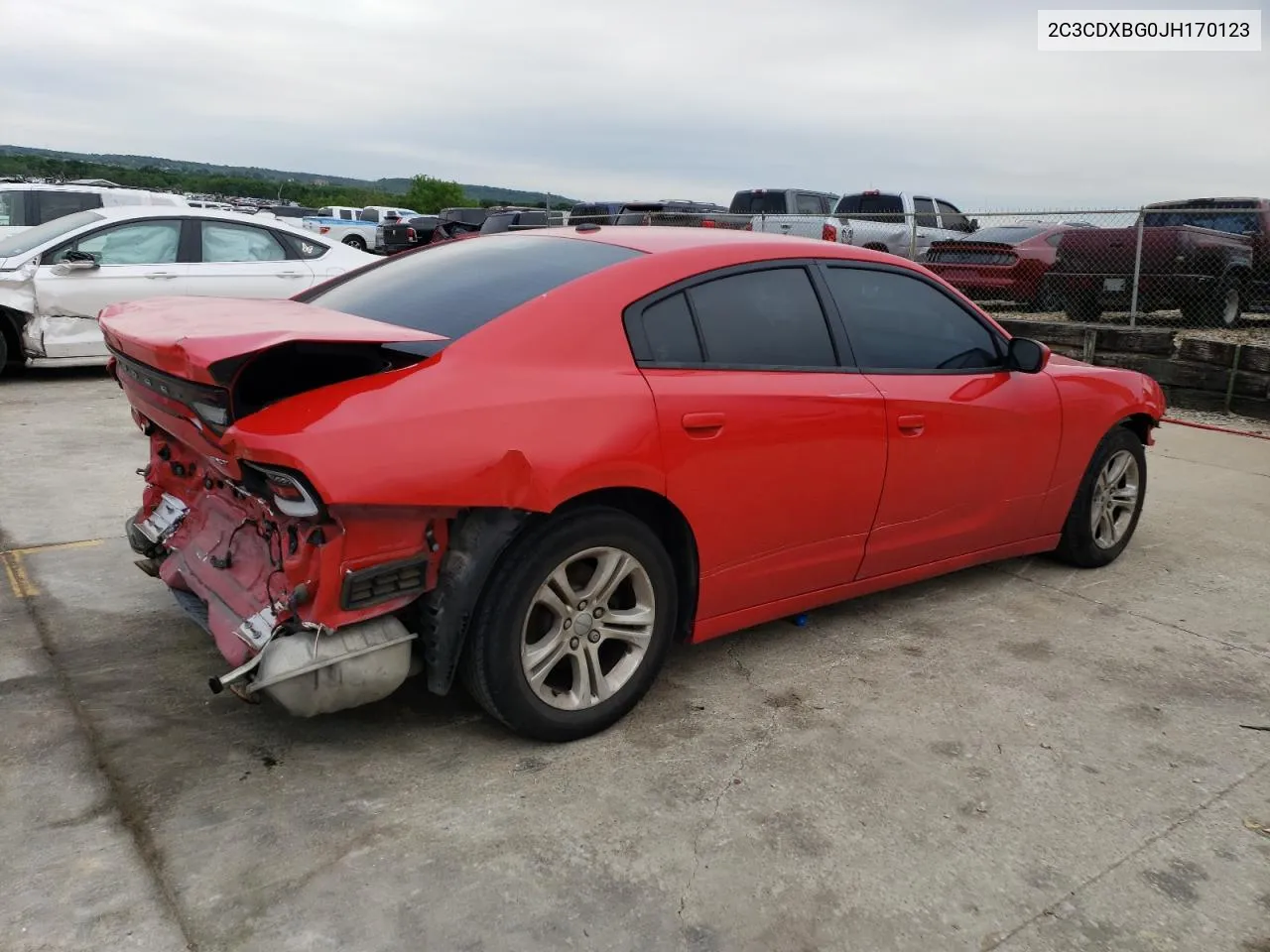 2C3CDXBG0JH170123 2018 Dodge Charger Sxt