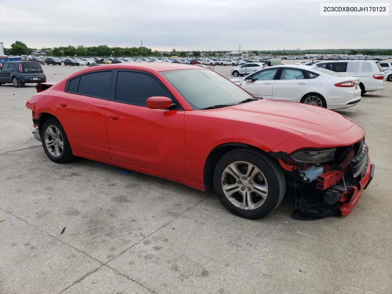 2C3CDXBG0JH170123 2018 Dodge Charger Sxt