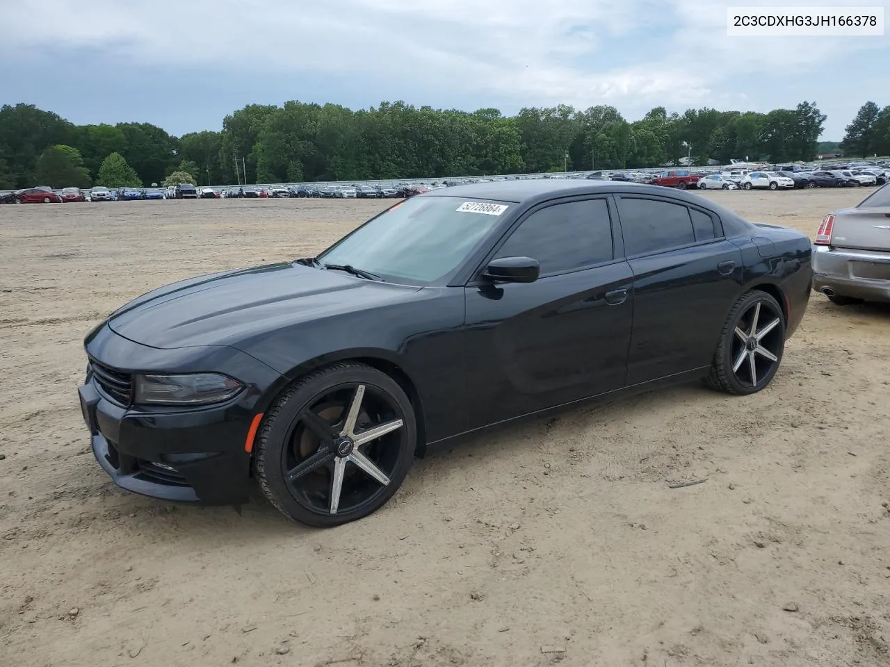 2C3CDXHG3JH166378 2018 Dodge Charger Sxt Plus