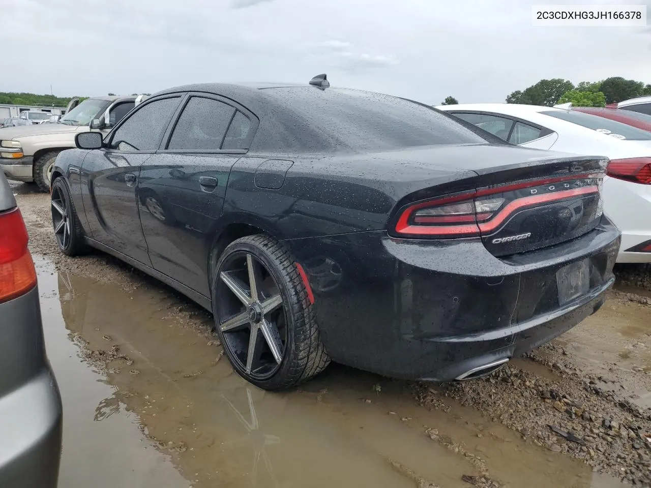 2018 Dodge Charger Sxt Plus VIN: 2C3CDXHG3JH166378 Lot: 52726864