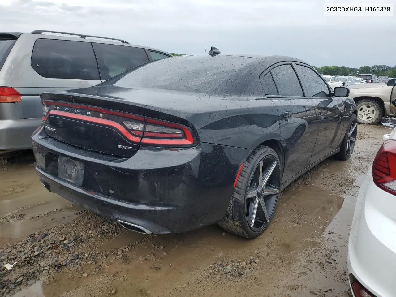 2C3CDXHG3JH166378 2018 Dodge Charger Sxt Plus