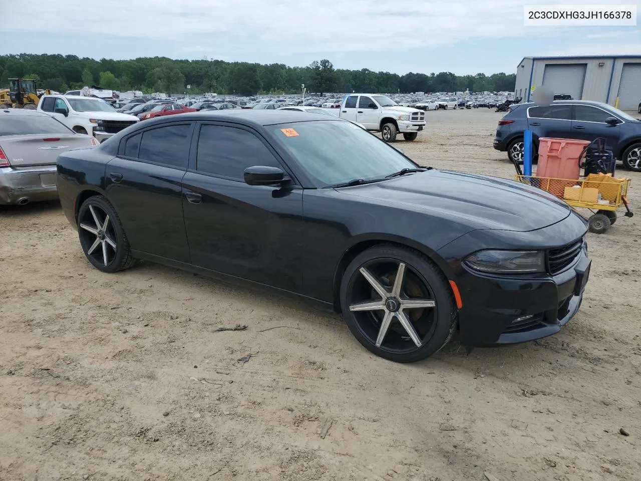 2C3CDXHG3JH166378 2018 Dodge Charger Sxt Plus