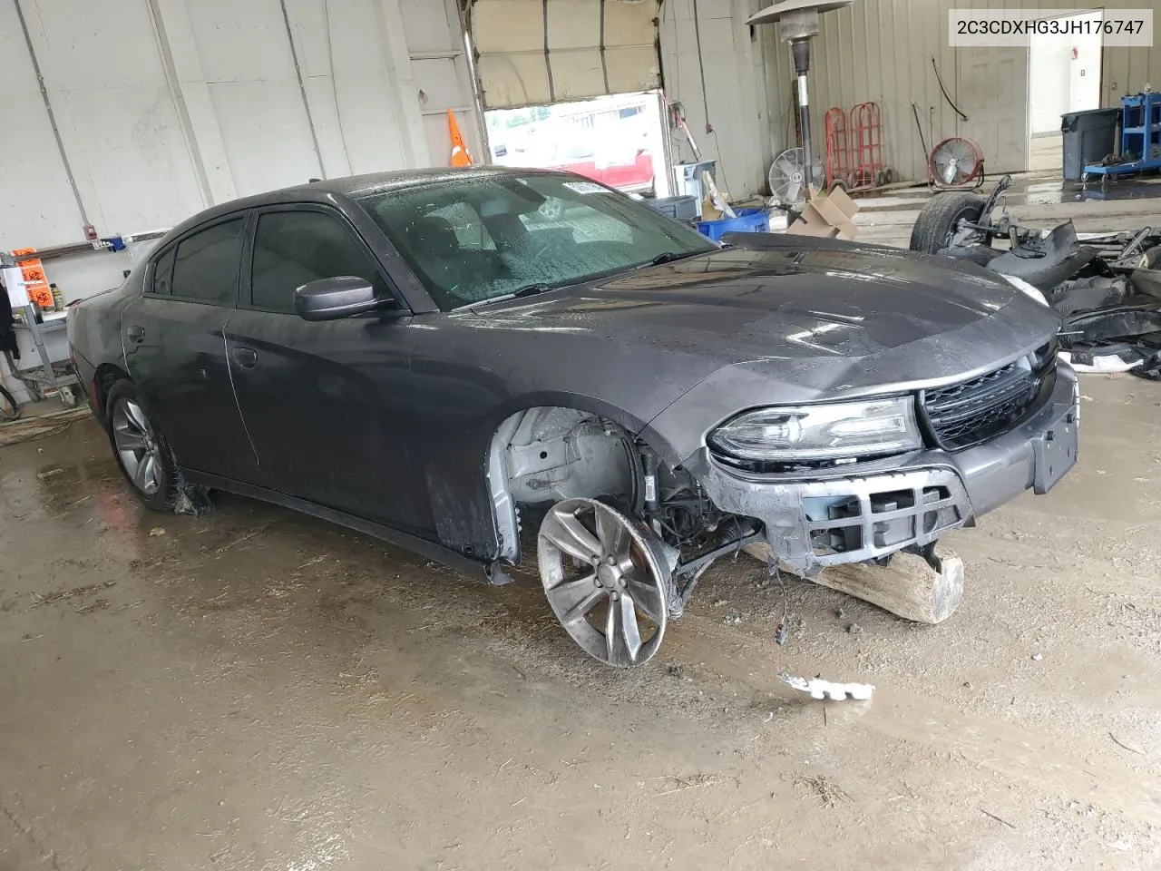 2C3CDXHG3JH176747 2018 Dodge Charger Sxt Plus