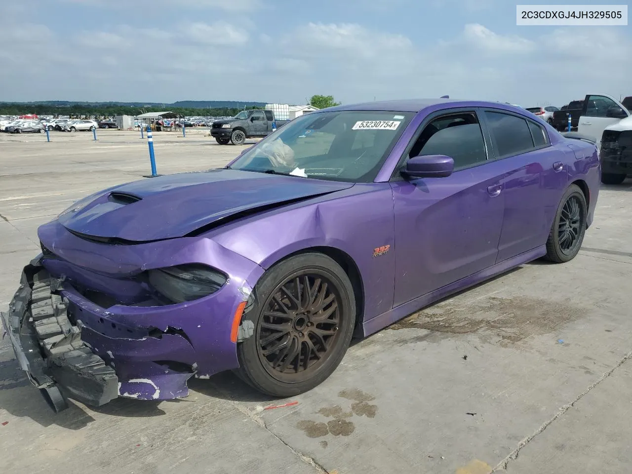 2018 Dodge Charger R/T 392 VIN: 2C3CDXGJ4JH329505 Lot: 53230754