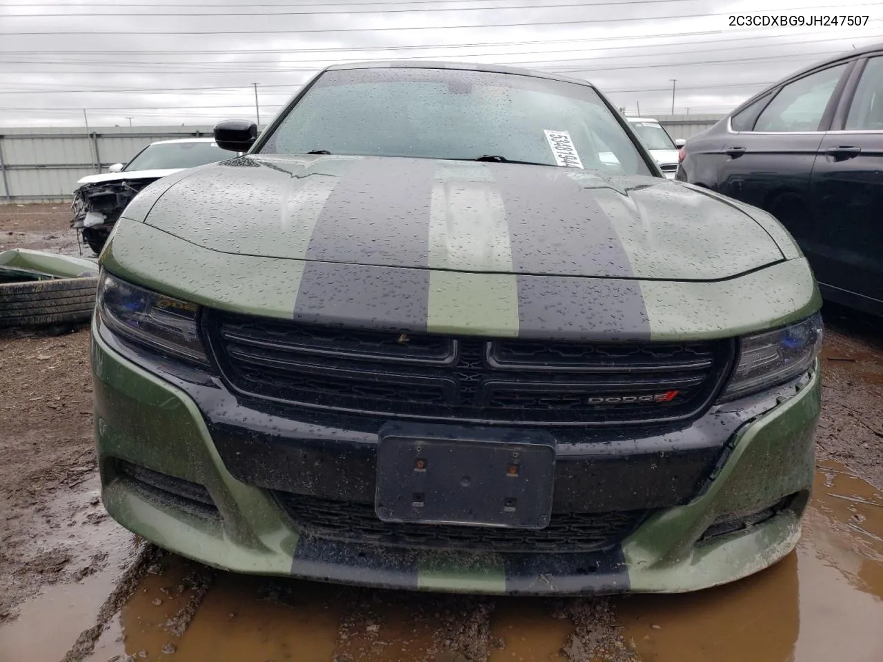 2018 Dodge Charger Sxt VIN: 2C3CDXBG9JH247507 Lot: 53481944