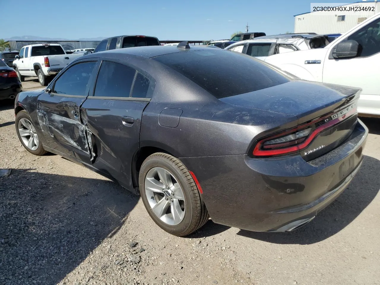 2C3CDXHGXJH234692 2018 Dodge Charger Sxt Plus