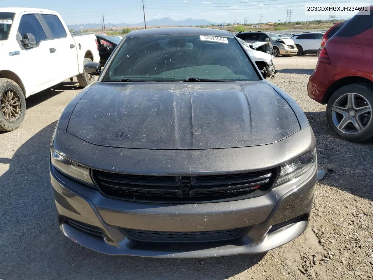 2C3CDXHGXJH234692 2018 Dodge Charger Sxt Plus