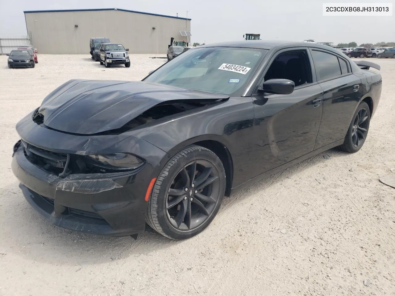 2018 Dodge Charger Sxt VIN: 2C3CDXBG8JH313013 Lot: 54034224