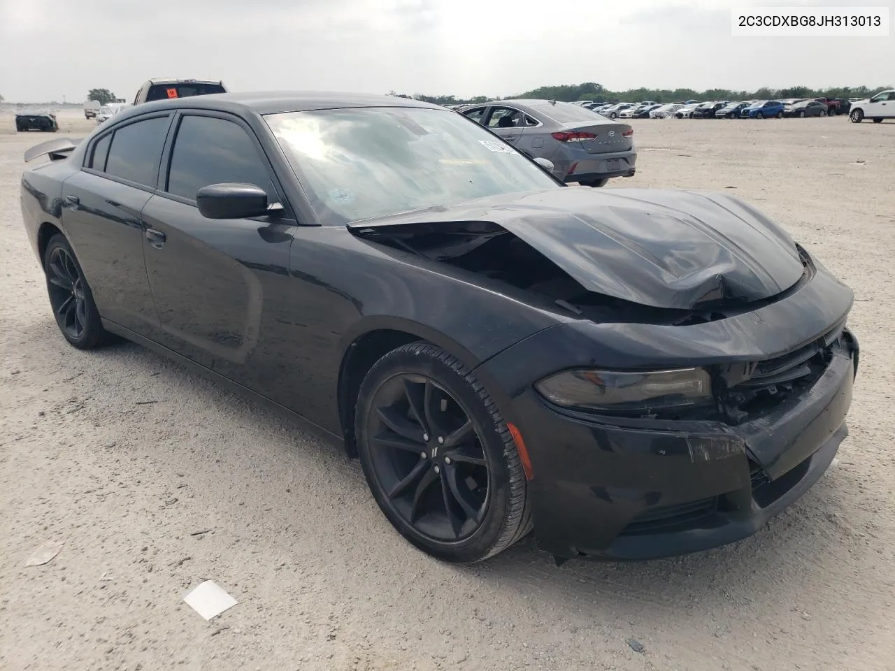 2018 Dodge Charger Sxt VIN: 2C3CDXBG8JH313013 Lot: 54034224