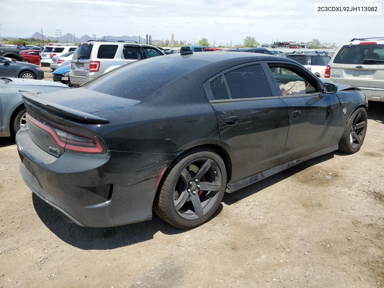 2C3CDXL92JH113082 2018 Dodge Charger Srt Hellcat