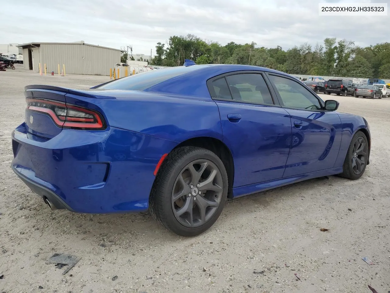 2018 Dodge Charger Sxt Plus VIN: 2C3CDXHG2JH335323 Lot: 54230134