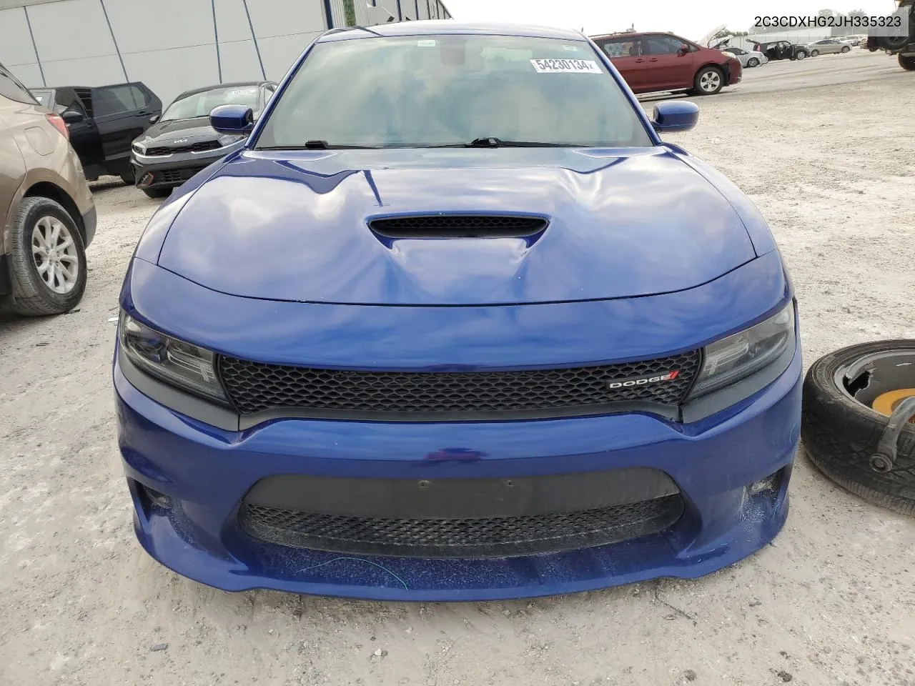 2018 Dodge Charger Sxt Plus VIN: 2C3CDXHG2JH335323 Lot: 54230134