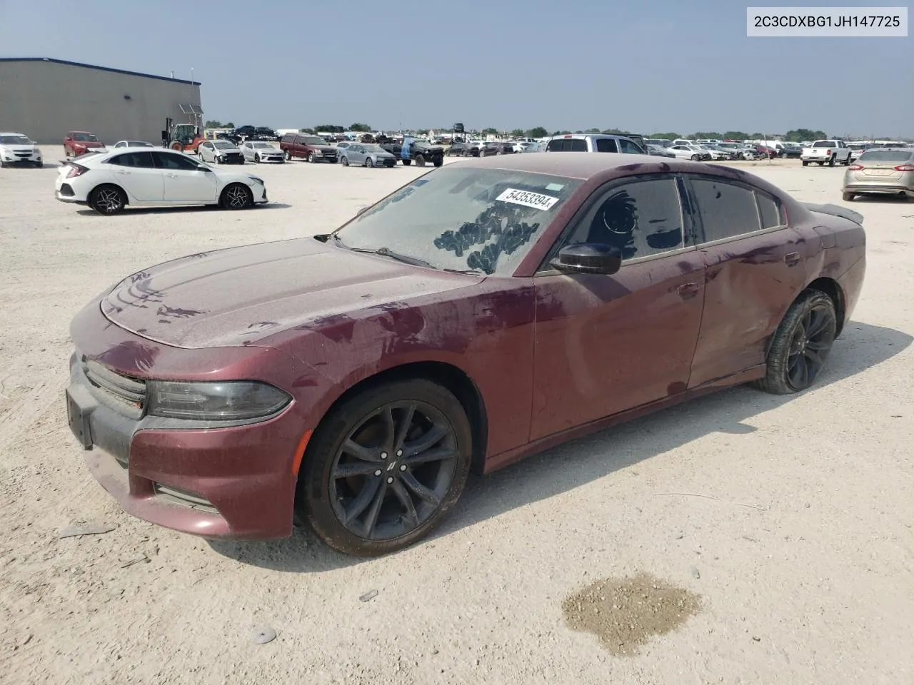 2C3CDXBG1JH147725 2018 Dodge Charger Sxt