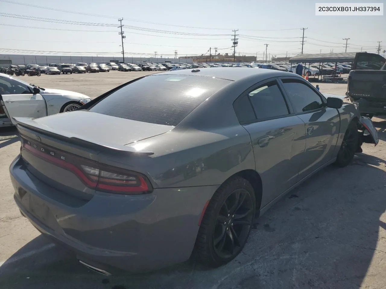 2018 Dodge Charger Sxt VIN: 2C3CDXBG1JH337394 Lot: 54406404