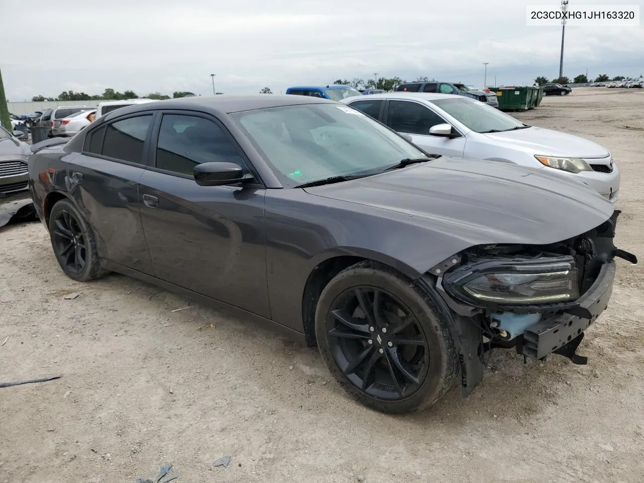 2C3CDXHG1JH163320 2018 Dodge Charger Sxt Plus