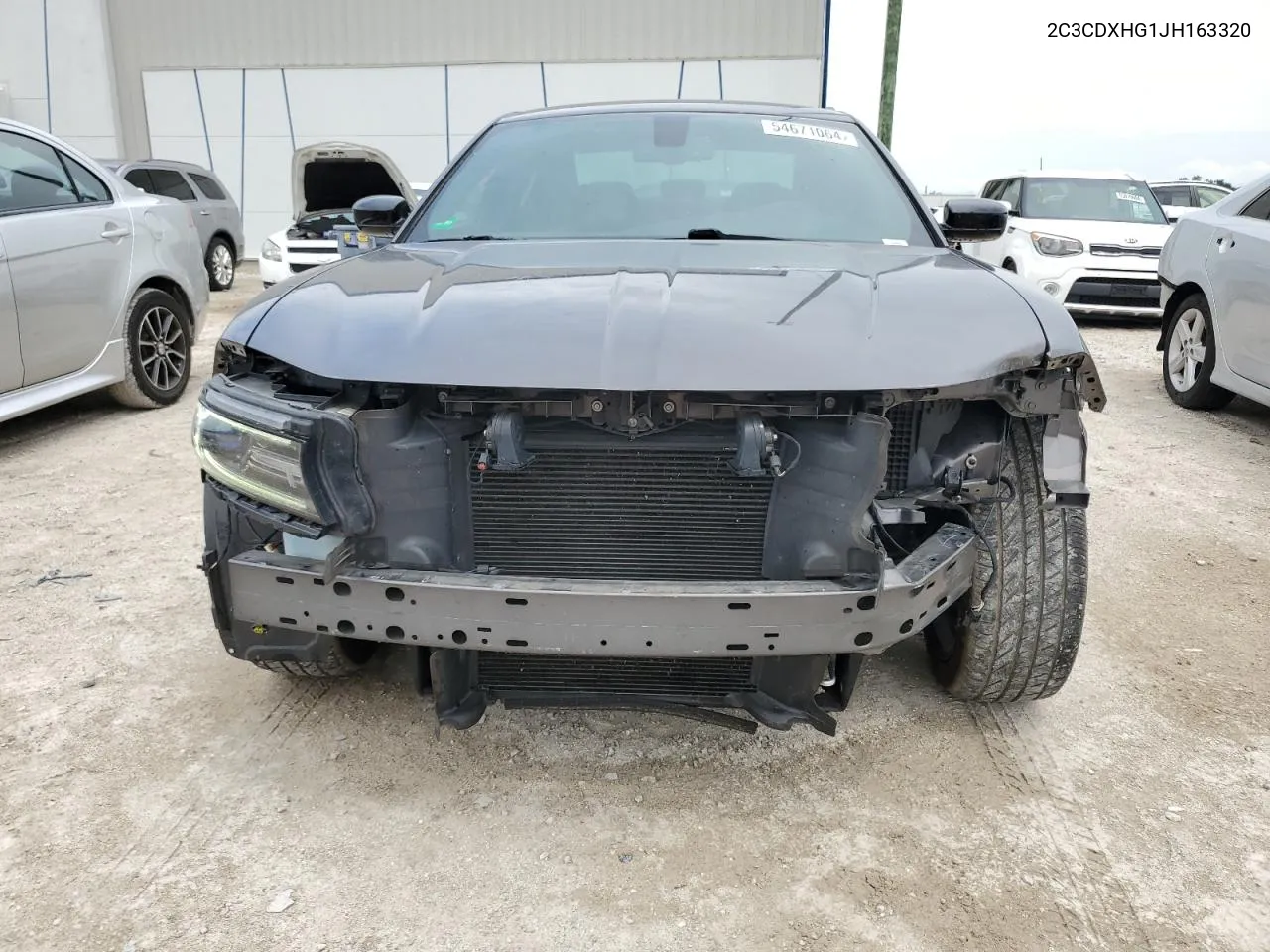 2C3CDXHG1JH163320 2018 Dodge Charger Sxt Plus