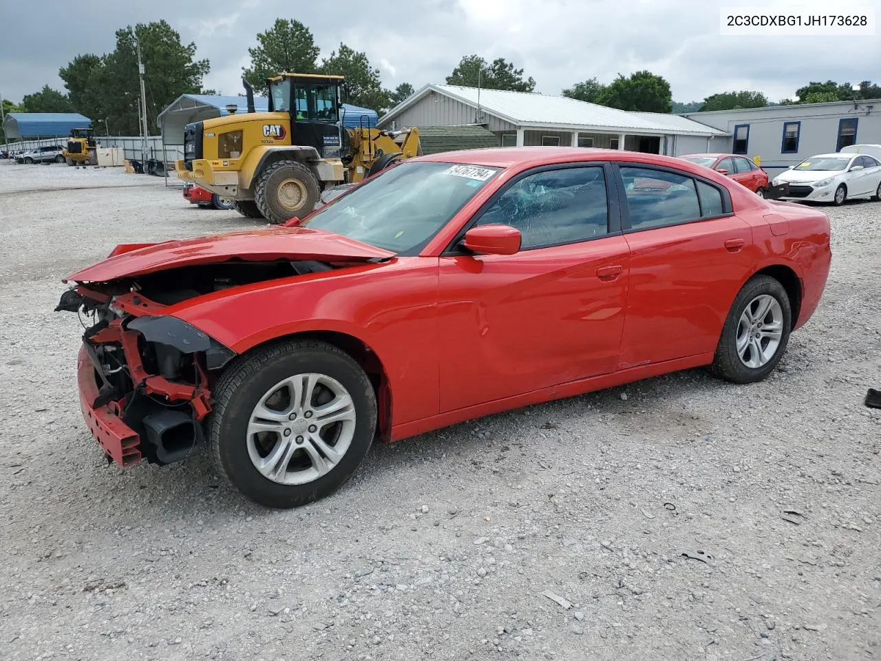 2018 Dodge Charger Sxt VIN: 2C3CDXBG1JH173628 Lot: 54767794