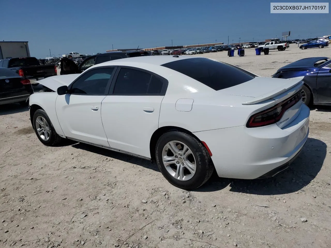 2018 Dodge Charger Sxt VIN: 2C3CDXBG7JH170197 Lot: 54829534