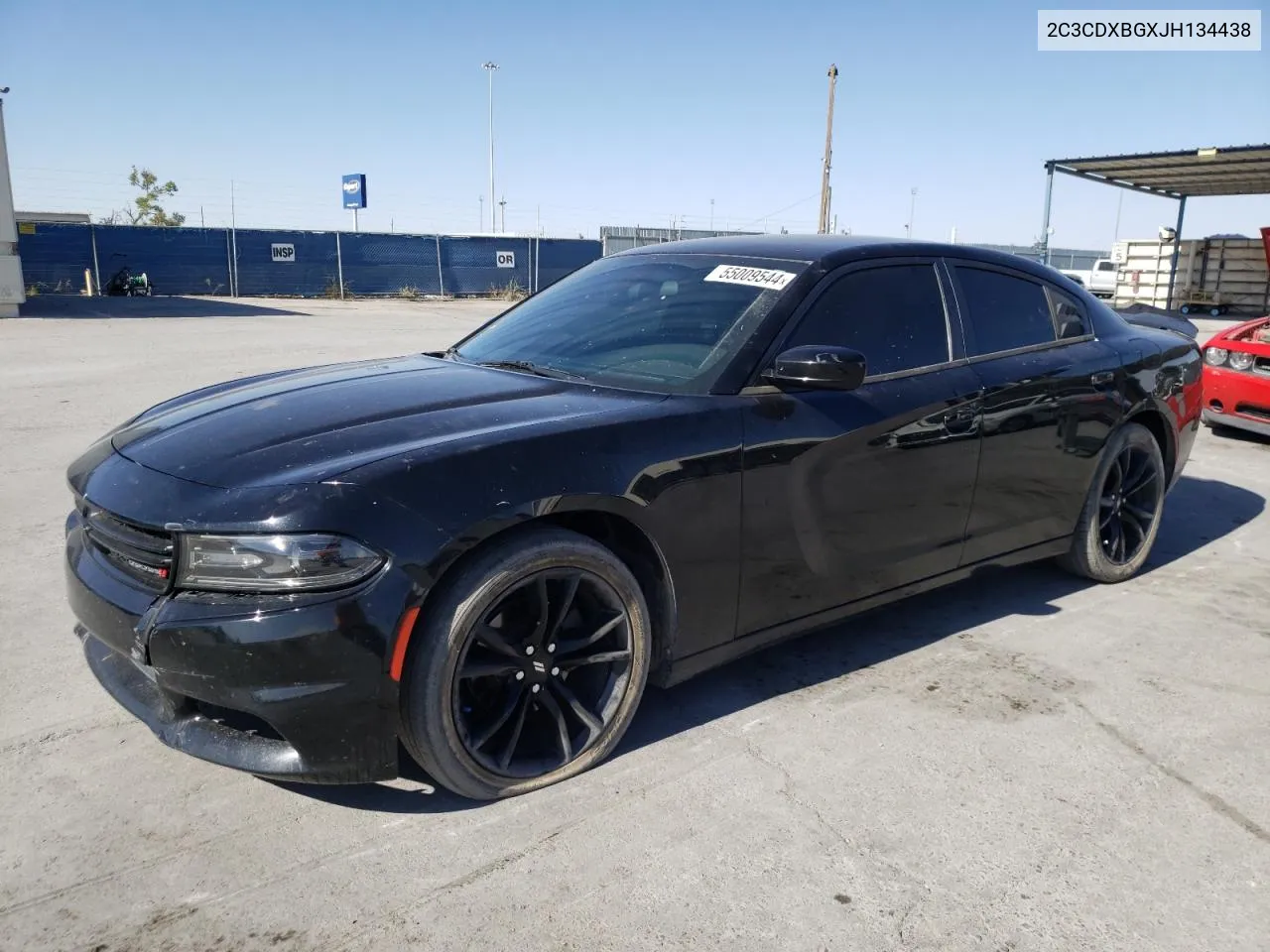 2018 Dodge Charger Sxt VIN: 2C3CDXBGXJH134438 Lot: 55009544