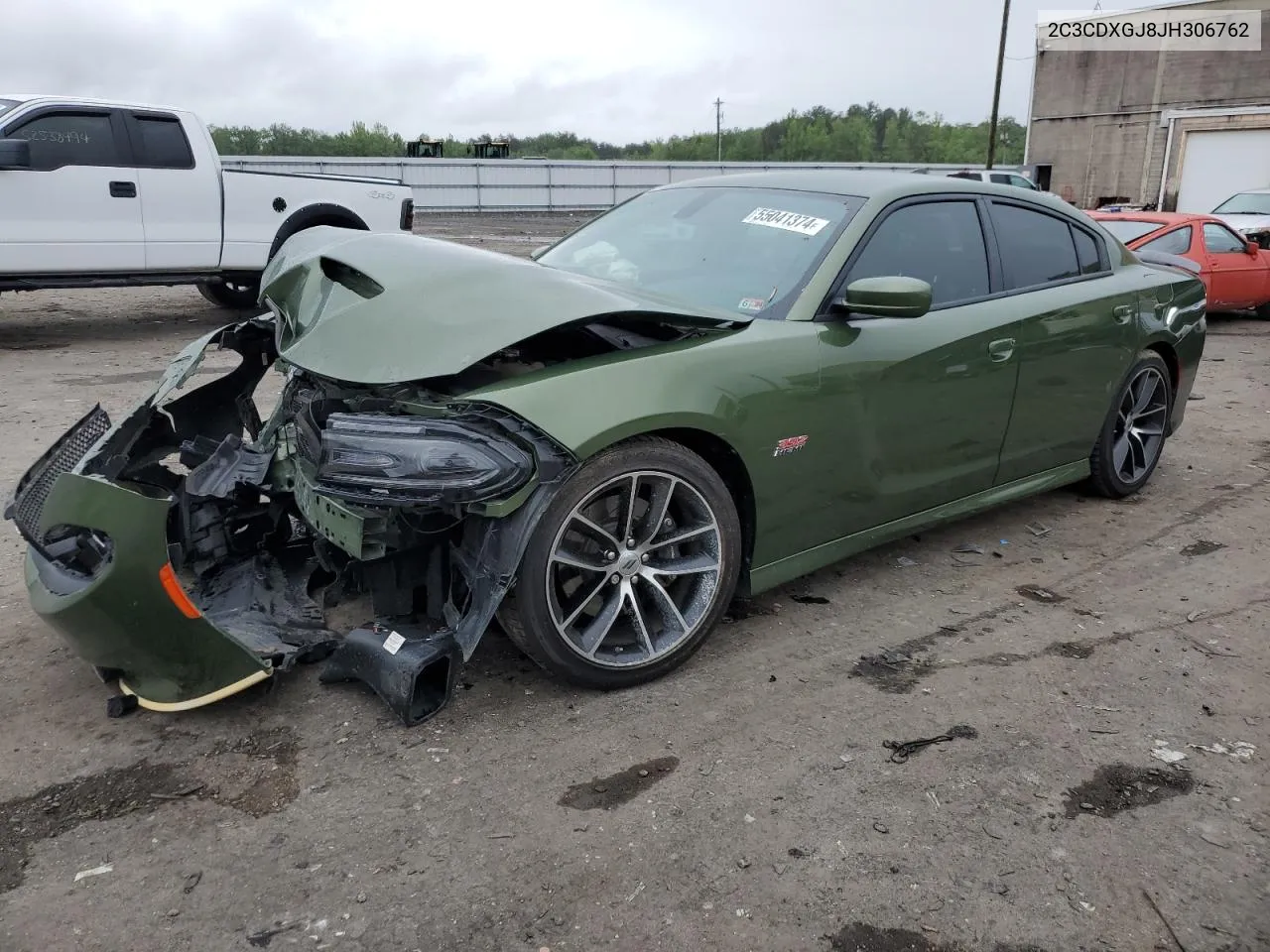 2018 Dodge Charger R/T 392 VIN: 2C3CDXGJ8JH306762 Lot: 55041374