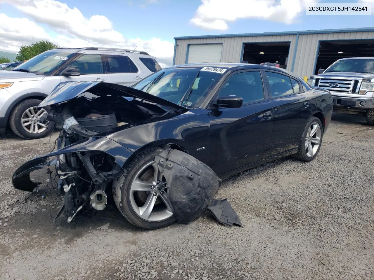 2018 Dodge Charger R/T VIN: 2C3CDXCT5JH142541 Lot: 55089404