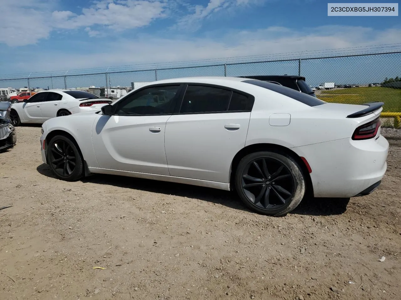 2018 Dodge Charger Sxt VIN: 2C3CDXBG5JH307394 Lot: 55092644