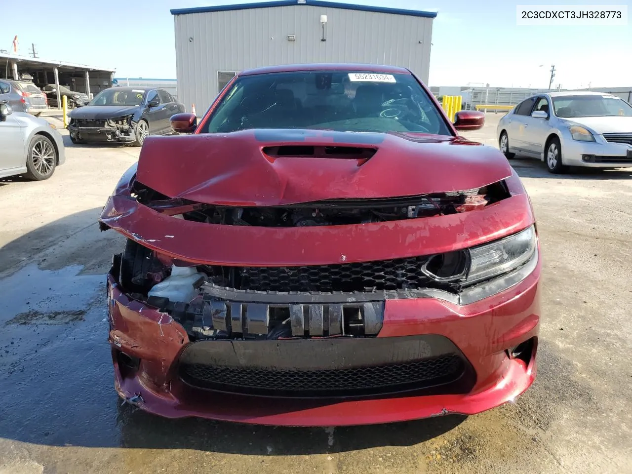 2018 Dodge Charger R/T VIN: 2C3CDXCT3JH328773 Lot: 55231634