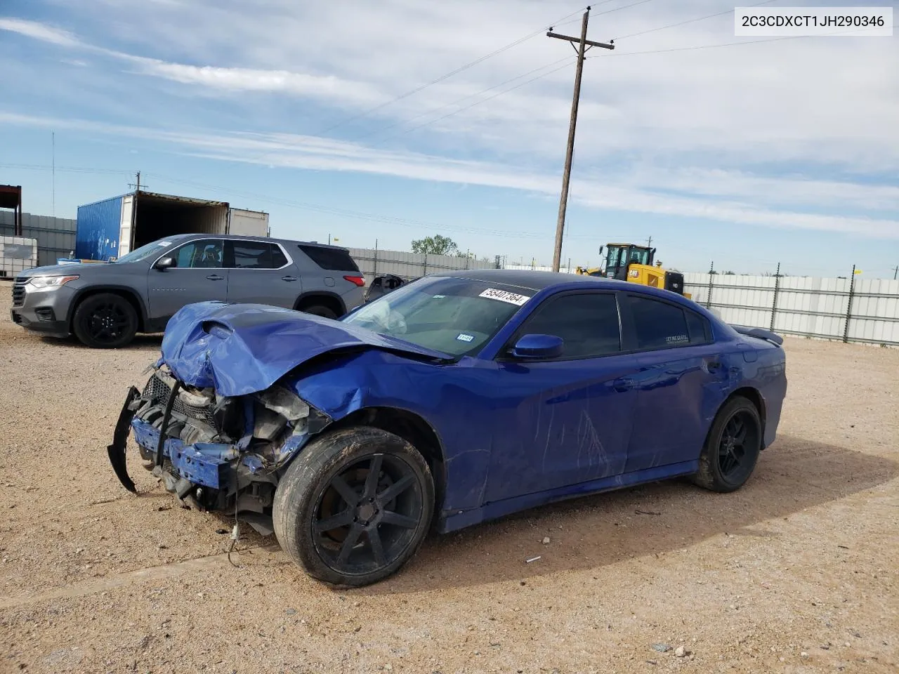 2C3CDXCT1JH290346 2018 Dodge Charger R/T