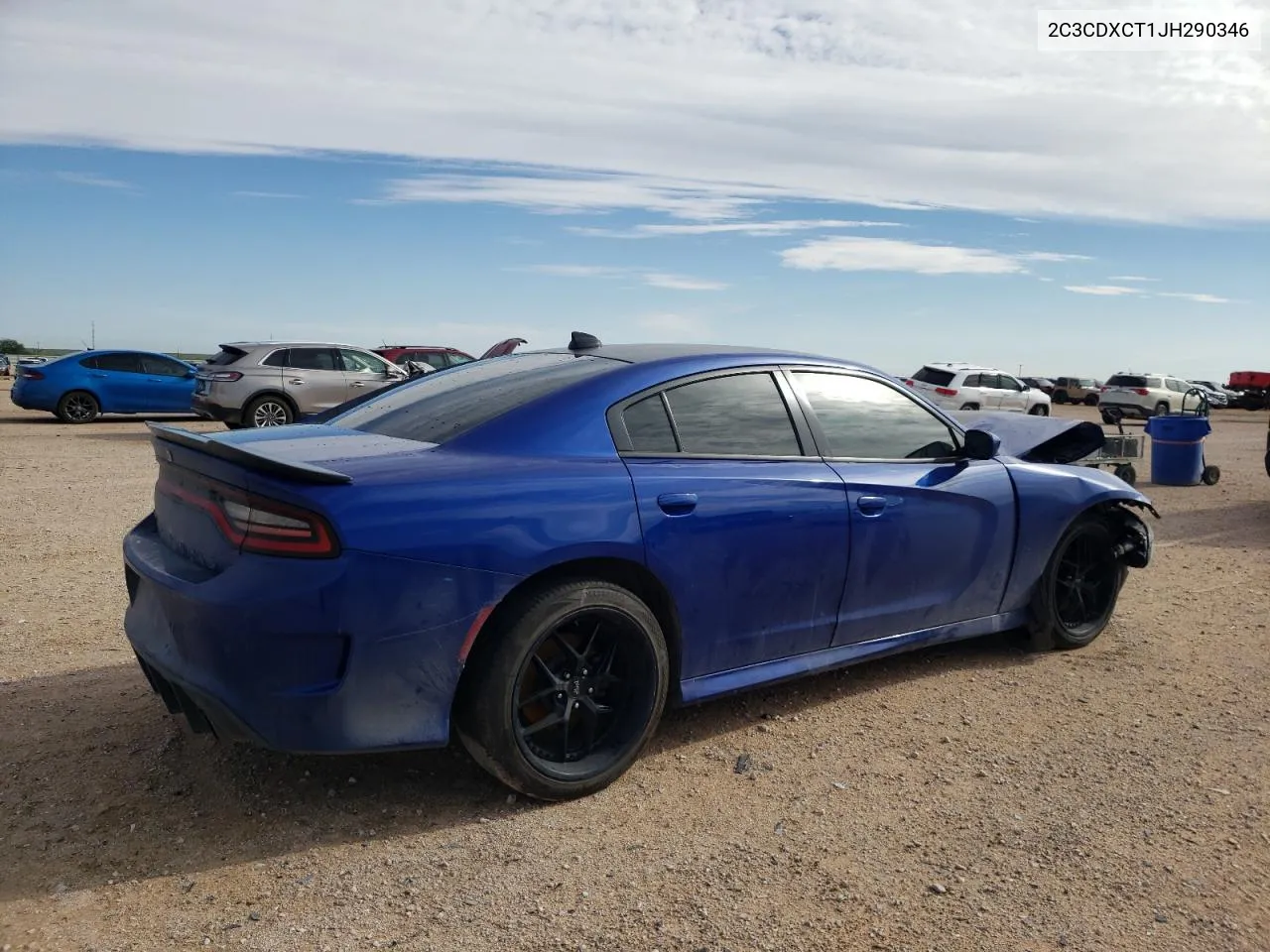 2018 Dodge Charger R/T VIN: 2C3CDXCT1JH290346 Lot: 55407364