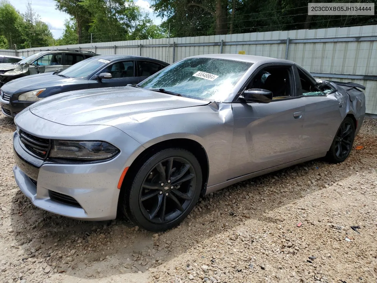 2018 Dodge Charger Sxt VIN: 2C3CDXBG5JH134444 Lot: 55548864