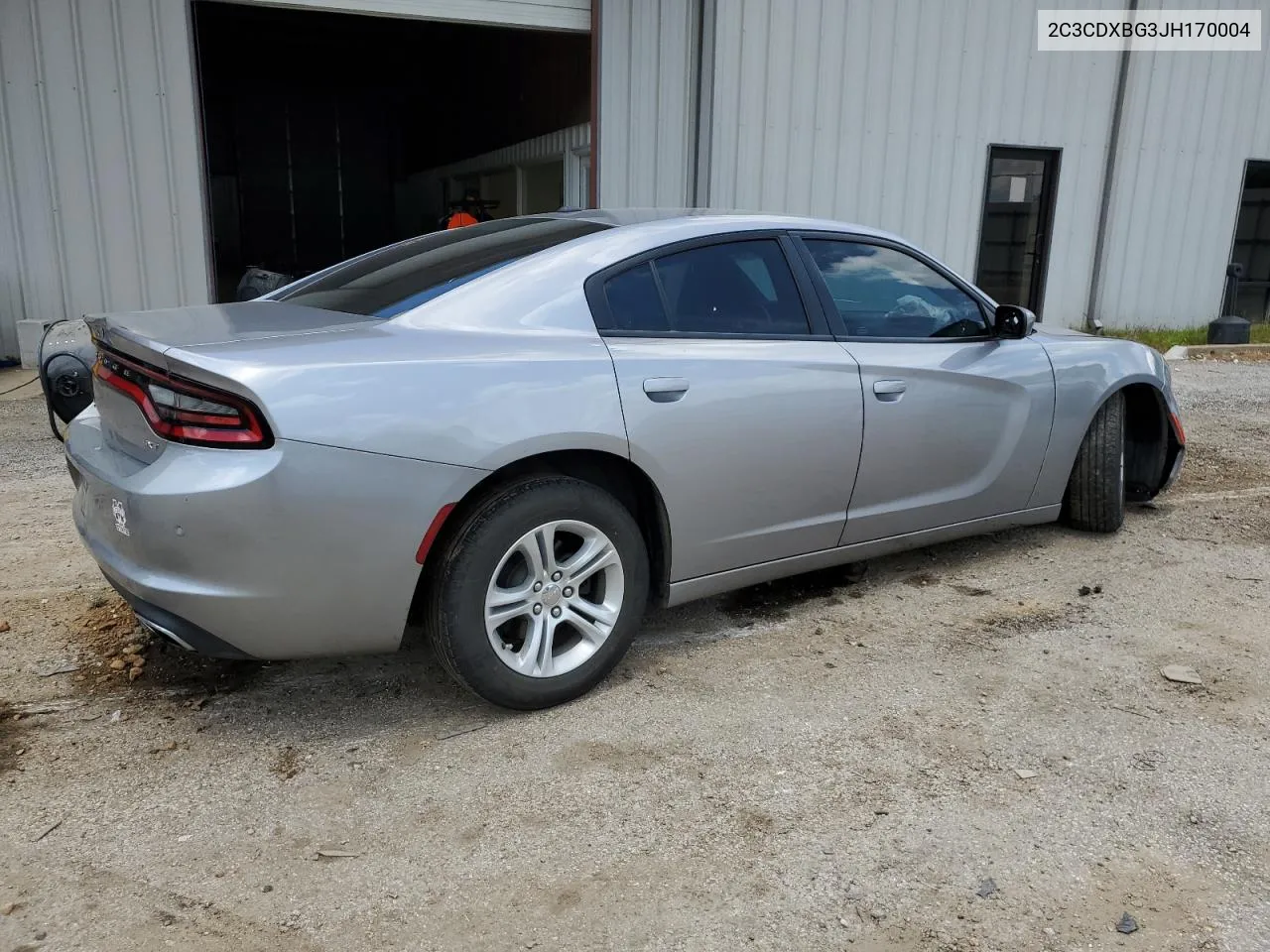 2018 Dodge Charger Sxt VIN: 2C3CDXBG3JH170004 Lot: 55645134