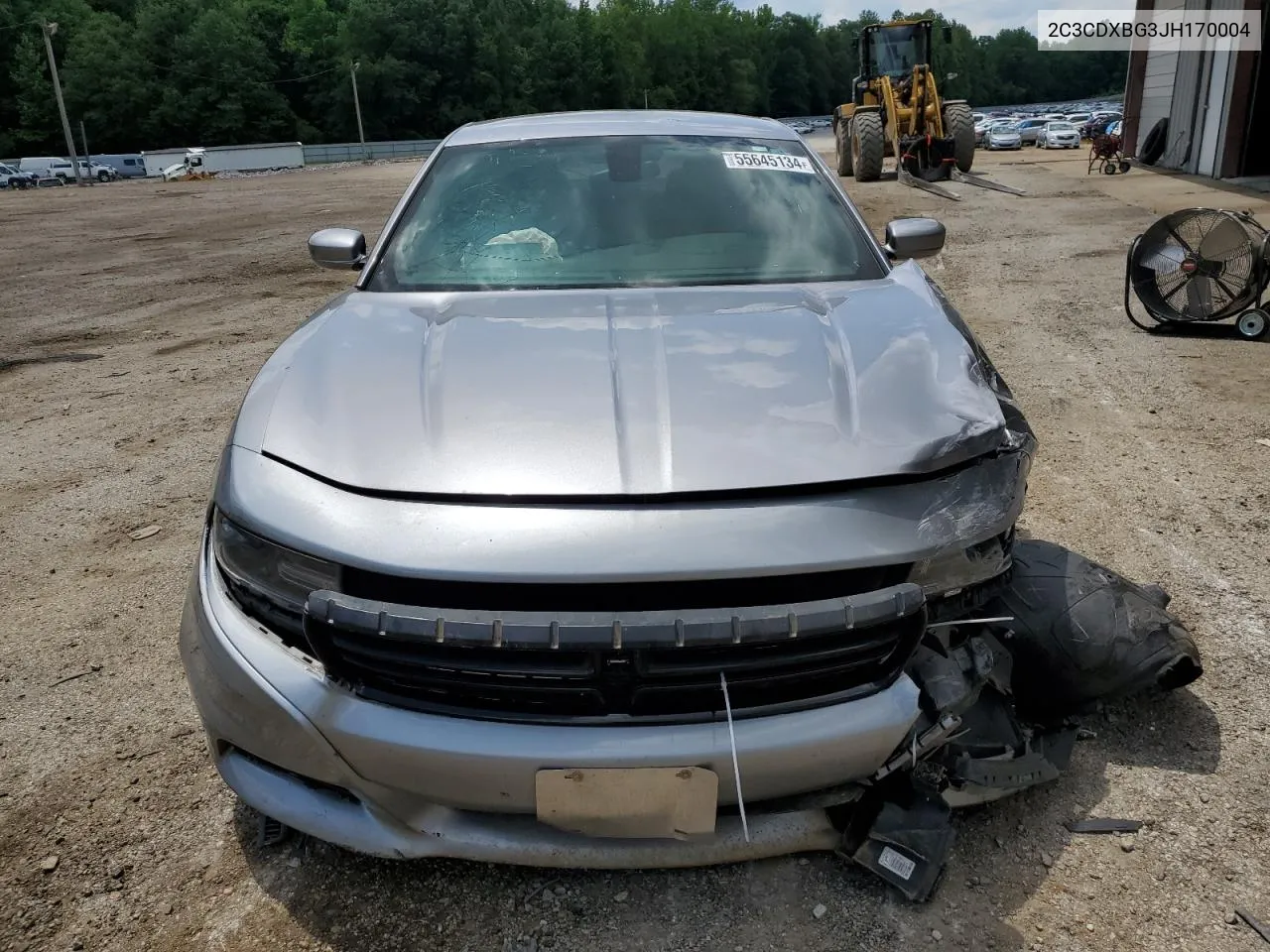 2018 Dodge Charger Sxt VIN: 2C3CDXBG3JH170004 Lot: 55645134