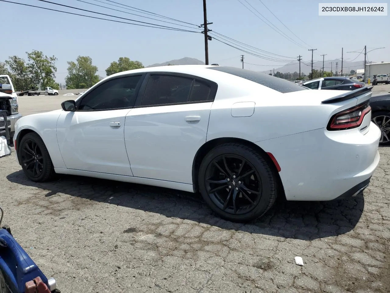 2018 Dodge Charger Sxt VIN: 2C3CDXBG8JH126242 Lot: 56041024