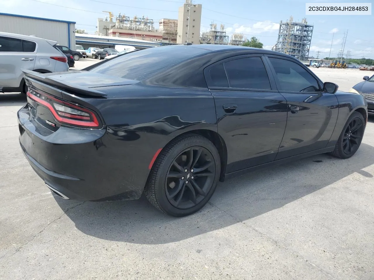 2018 Dodge Charger Sxt VIN: 2C3CDXBG4JH284853 Lot: 56110644