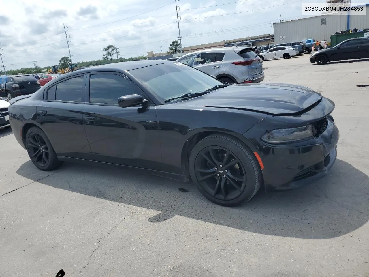 2018 Dodge Charger Sxt VIN: 2C3CDXBG4JH284853 Lot: 56110644