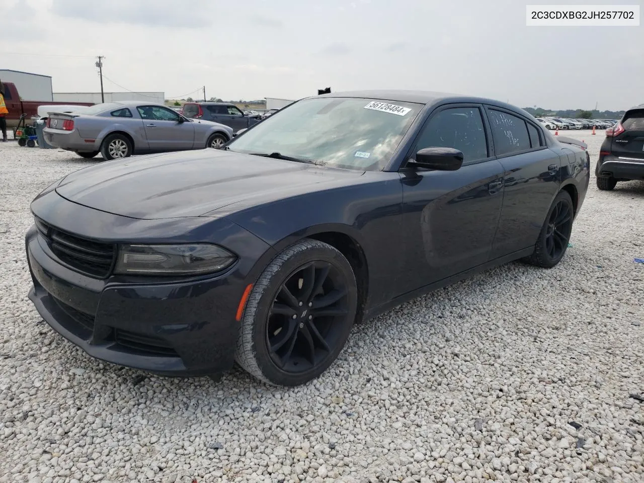 2C3CDXBG2JH257702 2018 Dodge Charger Sxt