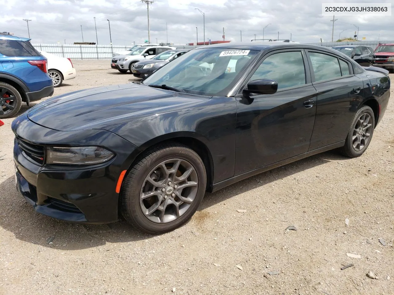 2018 Dodge Charger Gt VIN: 2C3CDXJG3JH338063 Lot: 59426724