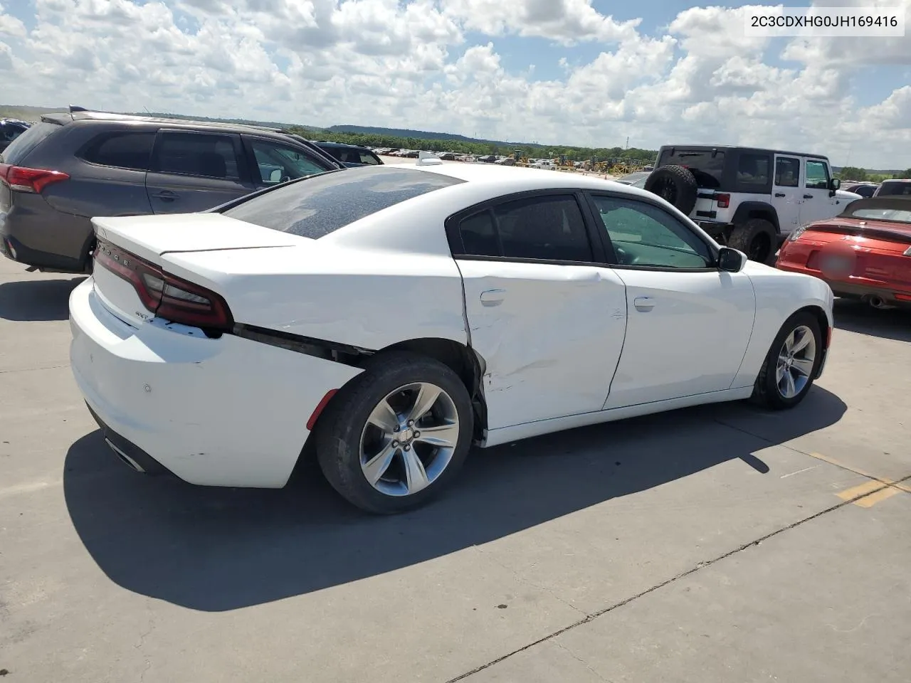 2018 Dodge Charger Sxt Plus VIN: 2C3CDXHG0JH169416 Lot: 59844774