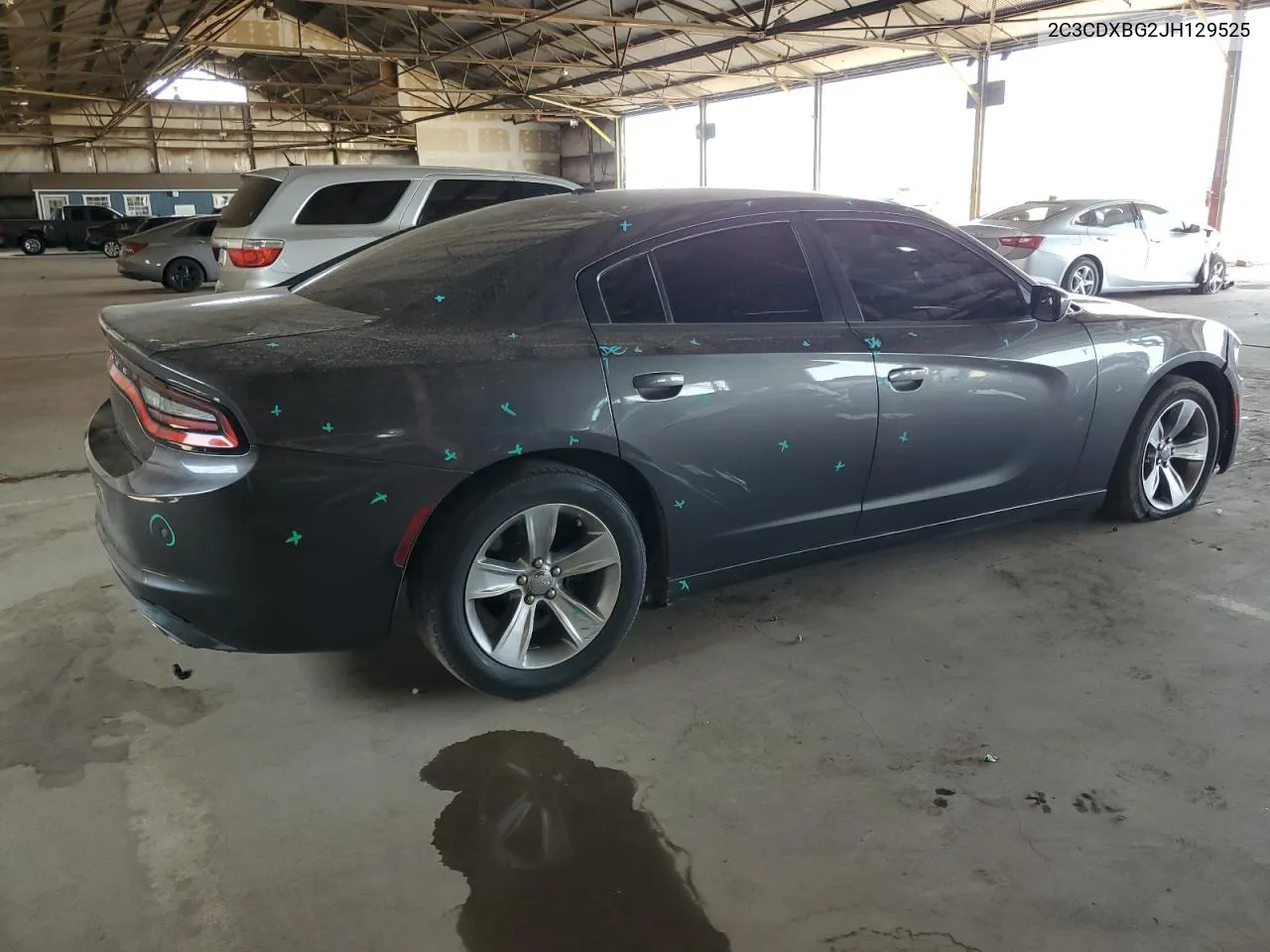 2018 Dodge Charger Sxt VIN: 2C3CDXBG2JH129525 Lot: 64518344