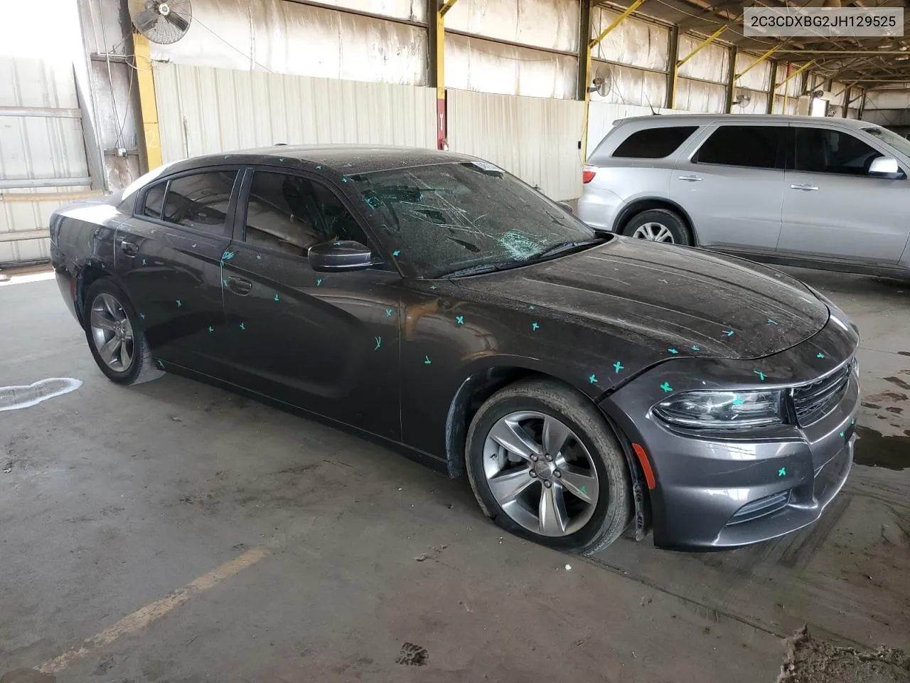 2018 Dodge Charger Sxt VIN: 2C3CDXBG2JH129525 Lot: 64518344