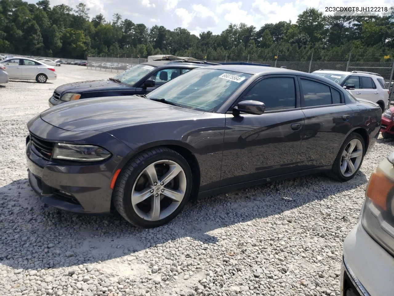 2018 Dodge Charger R/T VIN: 2C3CDXCT8JH122218 Lot: 66075564