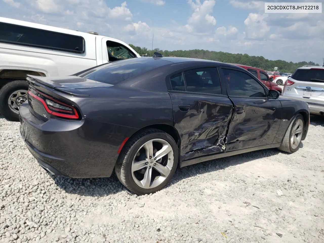 2018 Dodge Charger R/T VIN: 2C3CDXCT8JH122218 Lot: 66075564