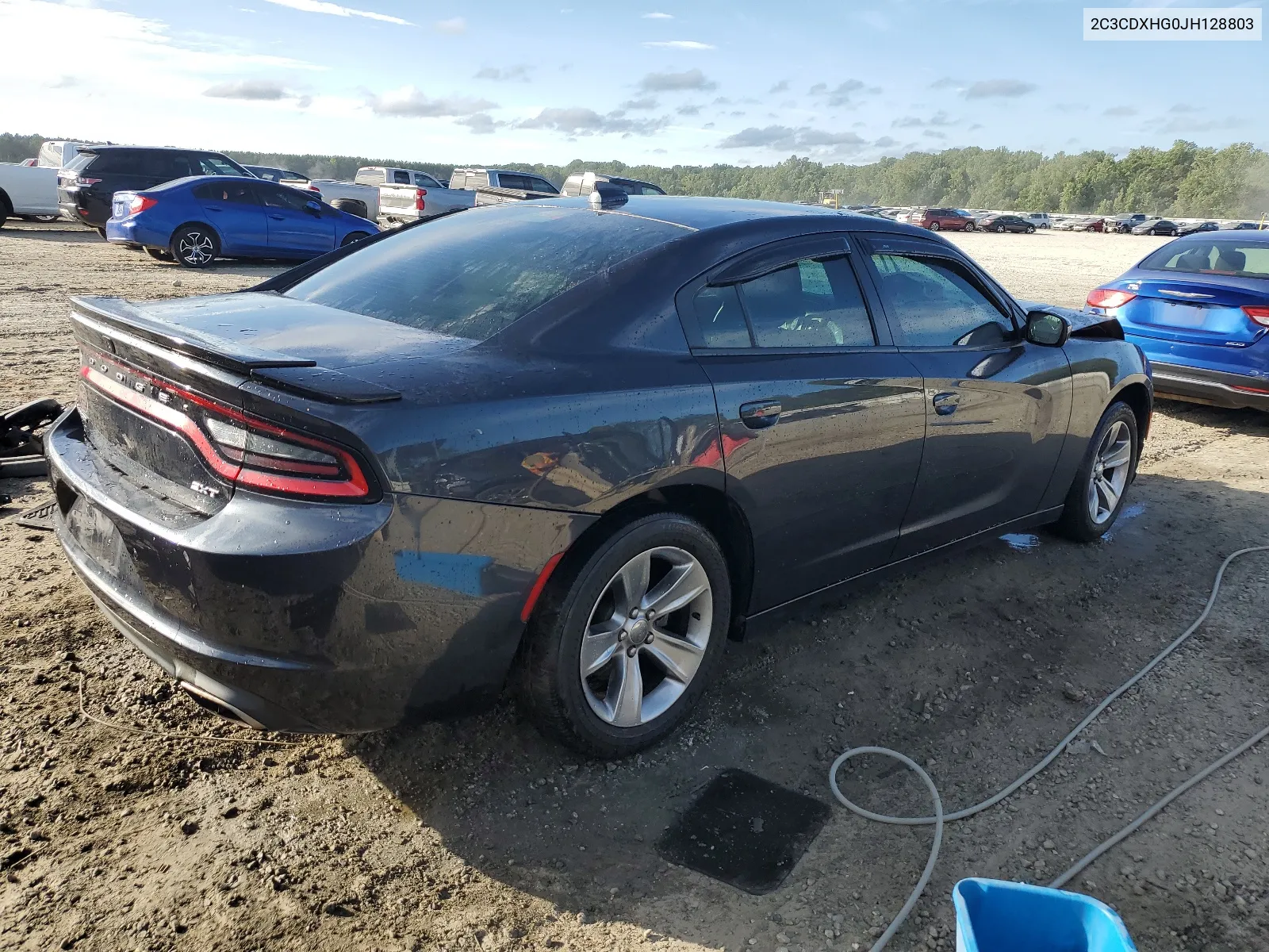 2018 Dodge Charger Sxt Plus VIN: 2C3CDXHG0JH128803 Lot: 66296724