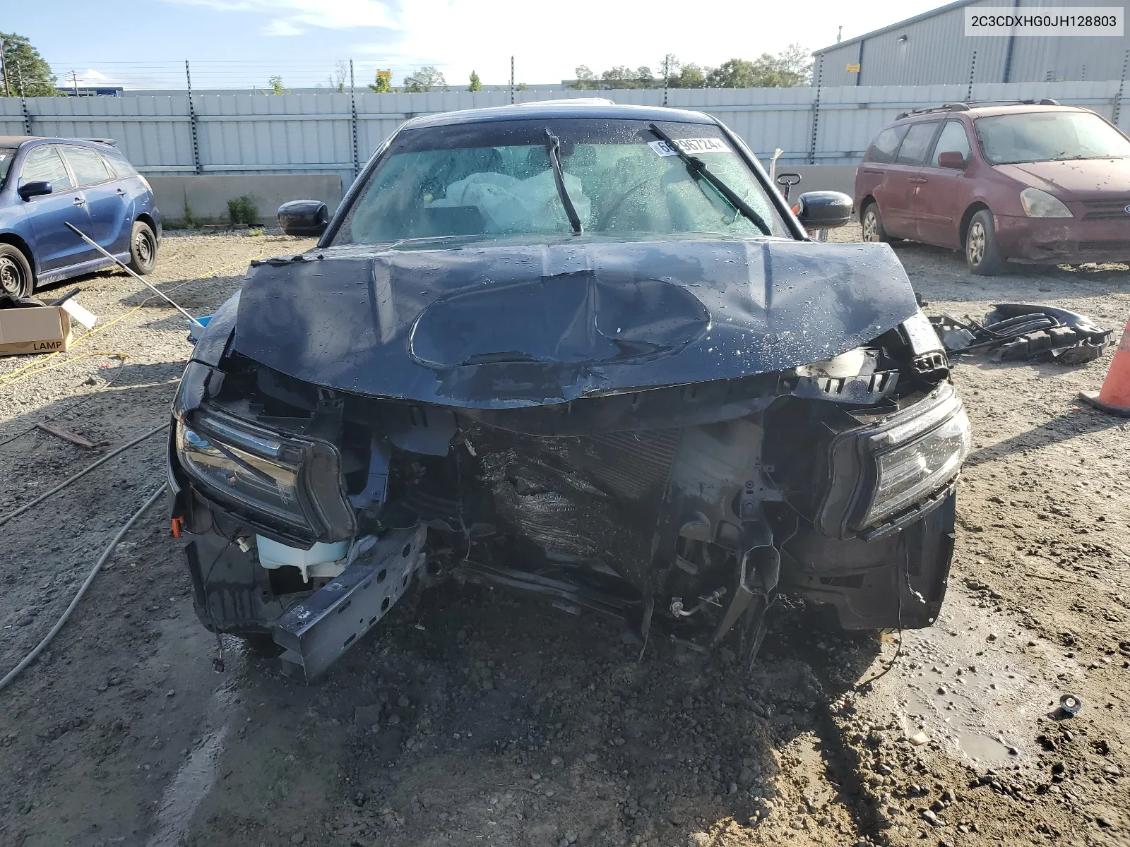 2C3CDXHG0JH128803 2018 Dodge Charger Sxt Plus