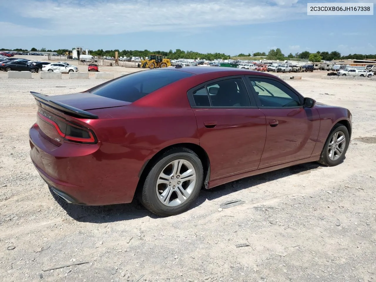 2C3CDXBG6JH167338 2018 Dodge Charger Sxt