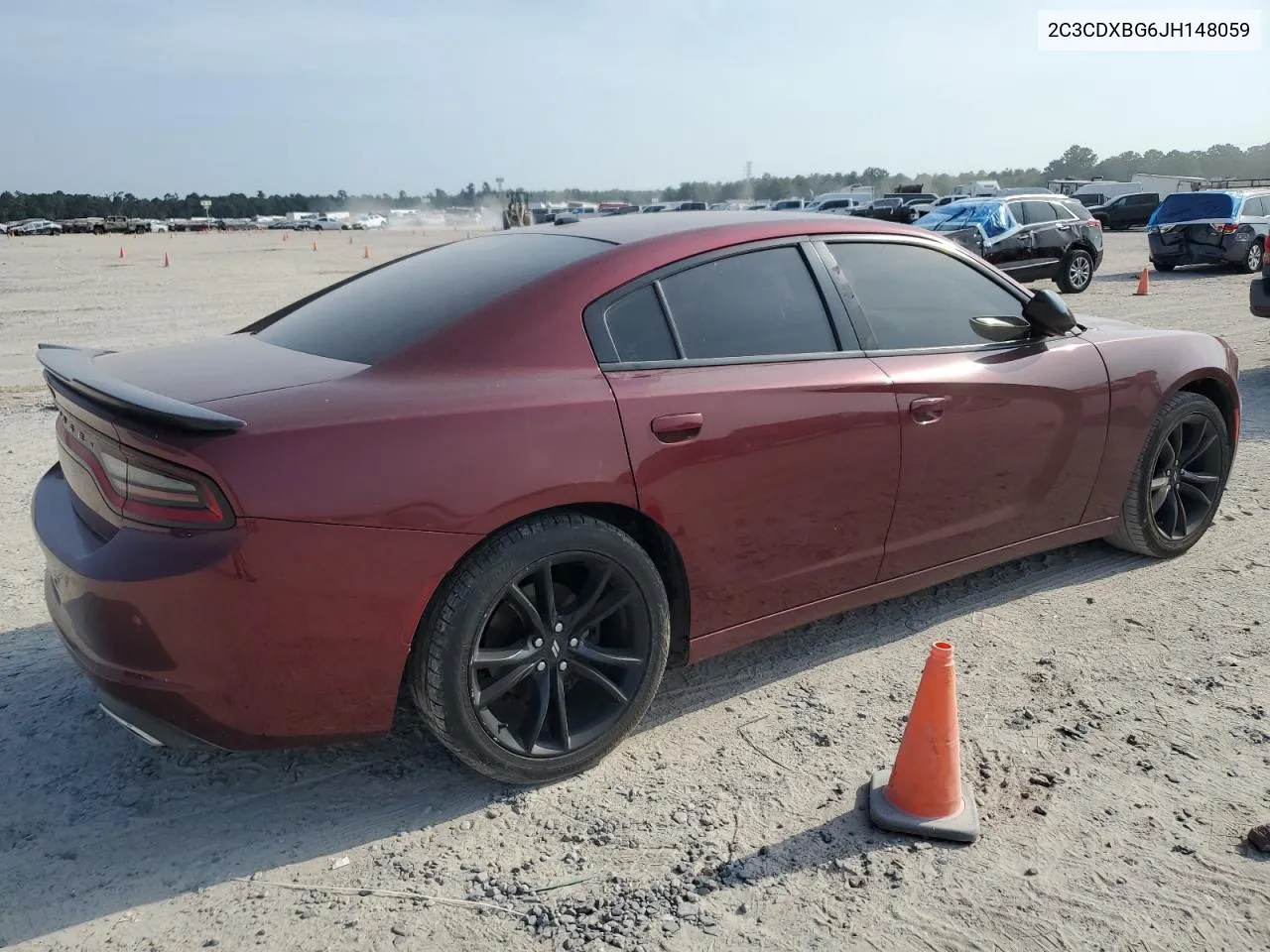 2018 Dodge Charger Sxt VIN: 2C3CDXBG6JH148059 Lot: 67381474