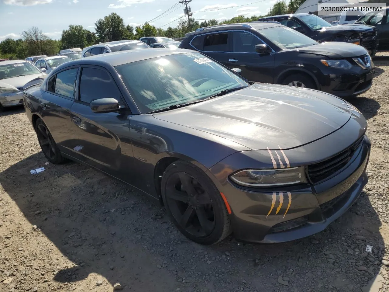 2018 Dodge Charger R/T VIN: 2C3CDXCT7JH205865 Lot: 67700474