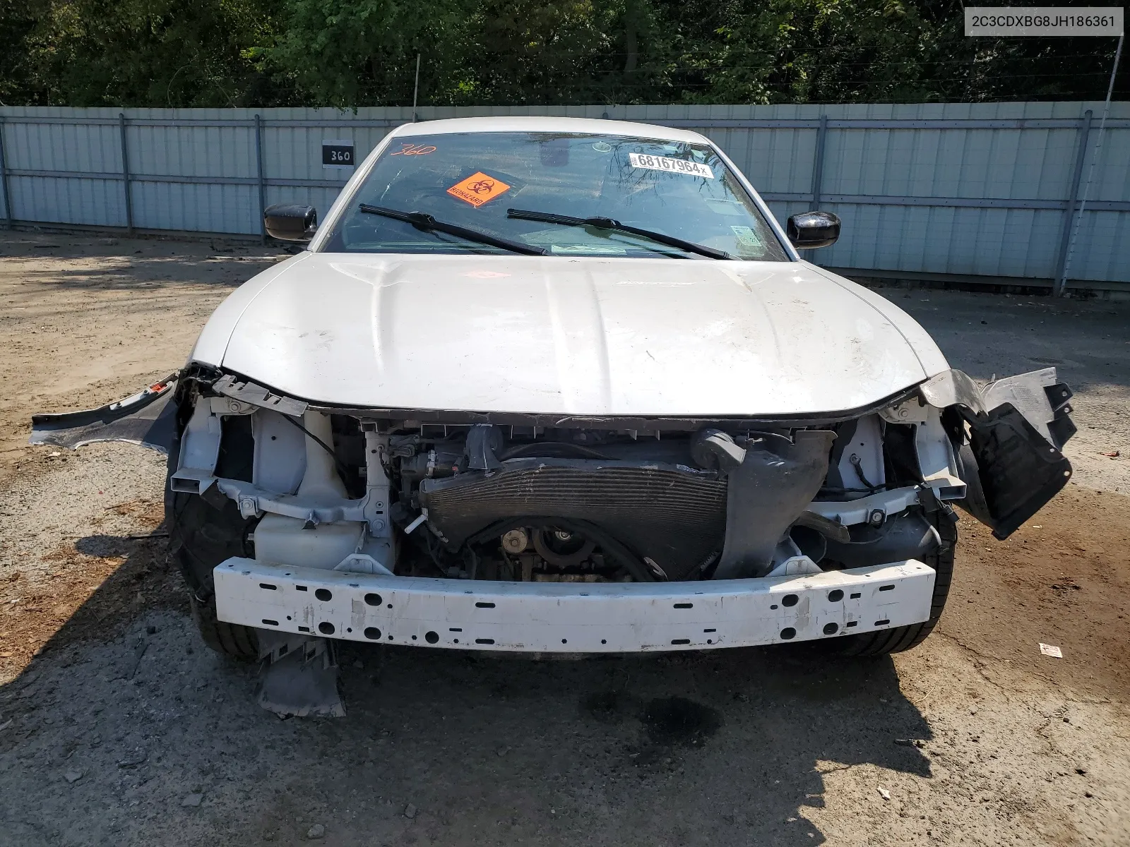 2C3CDXBG8JH186361 2018 Dodge Charger Sxt