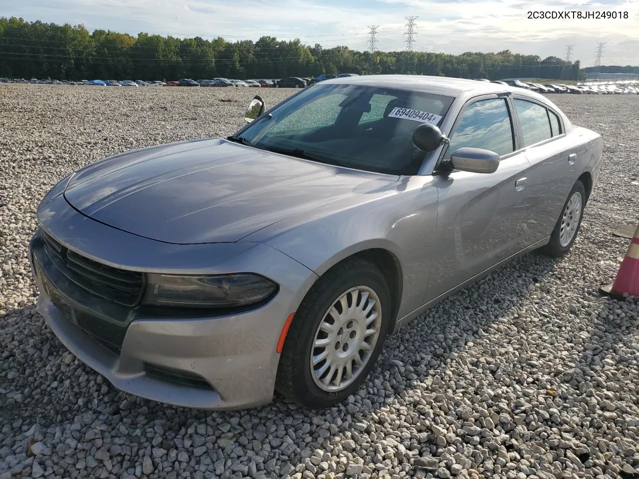 2018 Dodge Charger Police VIN: 2C3CDXKT8JH249018 Lot: 69409404