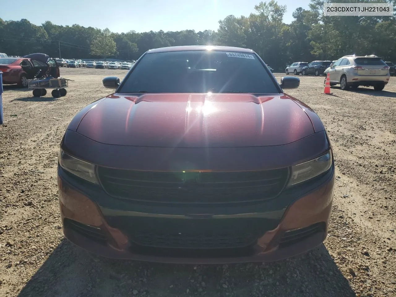 2018 Dodge Charger R/T VIN: 2C3CDXCT1JH221043 Lot: 69749814